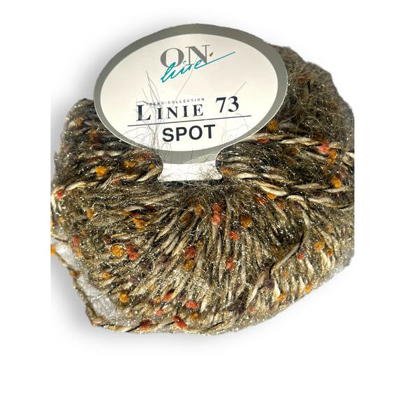 3 Skeins ONLine Linie 73 Spot Yarn | 007 Brown with Gold - Picture 8 of 10